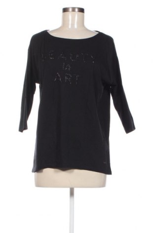 Γυναικεία μπλούζα Triangle By s.Oliver, Μέγεθος M, Χρώμα Μαύρο, Τιμή 3,81 €