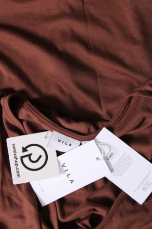 Дамска блуза VILA, Размер M, Цвят Кафяв, Цена 40,00 лв.