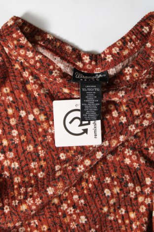 Γυναικεία μπλούζα Wrangler, Μέγεθος XL, Χρώμα Καφέ, Τιμή 17,24 €