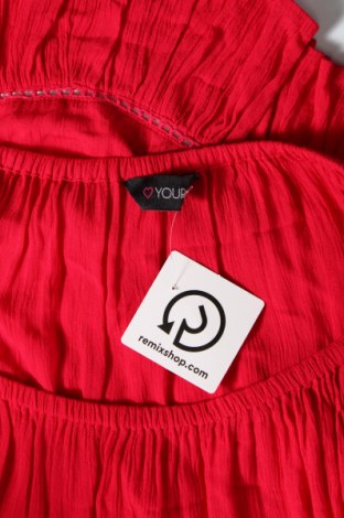 Дамска блуза Yours, Размер XL, Цвят Червен, Цена 19,00 лв.
