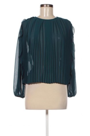 Дамска блуза Zara, Размер XS, Цвят Зелен, Цена 16,06 лв.