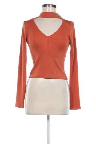 Дамска блуза Zara, Размер S, Цвят Кафяв, Цена 11,40 лв.