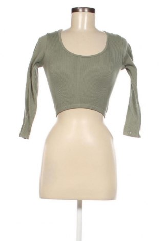 Дамска блуза Zara, Размер L, Цвят Зелен, Цена 5,40 лв.