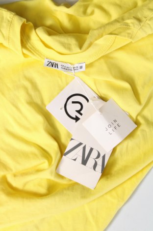 Дамска блуза Zara, Размер S, Цвят Жълт, Цена 8,40 лв.