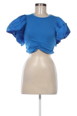 Дамска блуза Zara, Размер M, Цвят Син, Цена 20,56 лв.