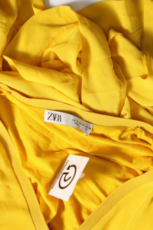 Дамска блуза Zara, Размер M, Цвят Жълт, Цена 15,00 лв.