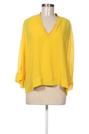 Дамска блуза Zara, Размер M, Цвят Жълт, Цена 6,75 лв.