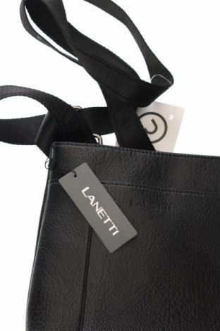 Дамска чанта Lanetti, Цвят Черен, Цена 38,81 лв.