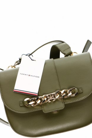 Geantă de femei Tommy Hilfiger, Culoare Verde, Preț 809,21 Lei