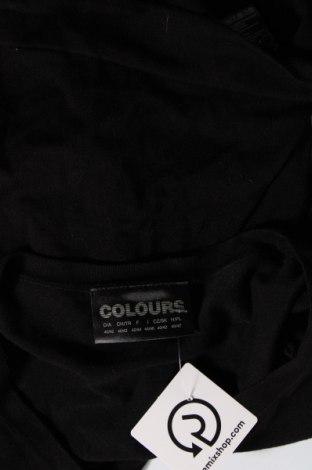 Γυναικεία ζακέτα Colours, Μέγεθος M, Χρώμα Μαύρο, Τιμή 4,31 €