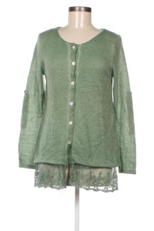 Cardigan de damă Made In Italy, Mărime M, Culoare Verde, Preț 25,76 Lei
