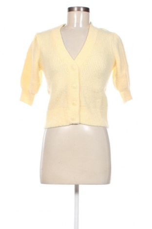 Damen Strickjacke Monki, Größe XS, Farbe Gelb, Preis 25,26 €