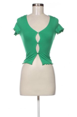 Damen Strickjacke Monki, Größe XS, Farbe Grün, Preis 4,04 €