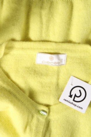 Damen Strickjacke Pieces, Größe L, Farbe Gelb, Preis 24,11 €