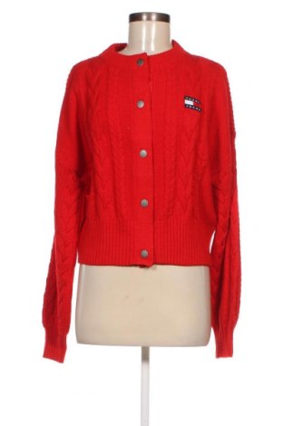 Damen Strickjacke Tommy Jeans, Größe S, Farbe Rot, Preis € 46,27