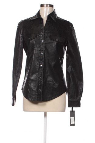 Damen Lederhemd Pinko, Größe XS, Farbe Schwarz, Preis 83,53 €
