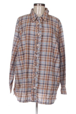 Γυναικείο πουκάμισο, Μέγεθος 4XL, Χρώμα Πολύχρωμο, Τιμή 9,12 €