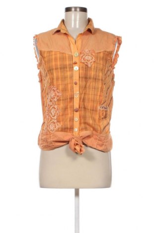 Γυναικείο πουκάμισο, Μέγεθος M, Χρώμα Πορτοκαλί, Τιμή 2,94 €