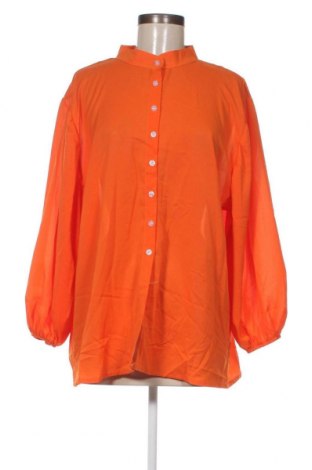 Γυναικείο πουκάμισο, Μέγεθος 3XL, Χρώμα Πορτοκαλί, Τιμή 9,28 €