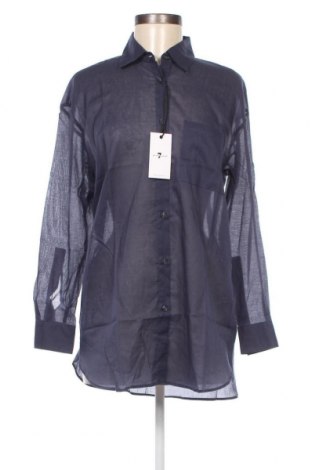 Γυναικείο πουκάμισο 7 For All Mankind, Μέγεθος XS, Χρώμα Μπλέ, Τιμή 97,27 €