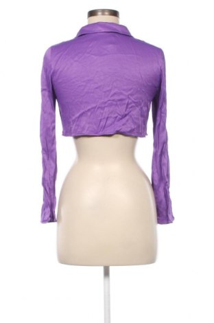 Γυναικείο πουκάμισο Bershka, Μέγεθος XS, Χρώμα Βιολετί, Τιμή 12,83 €