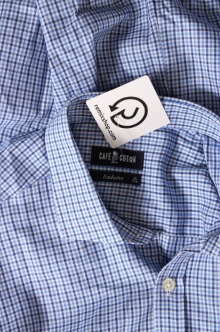 Дамска риза Cafe Coton, Размер L, Цвят Син, Цена 12,96 лв.