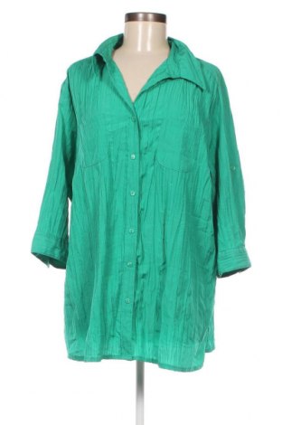 Γυναικείο πουκάμισο Canda, Μέγεθος XXL, Χρώμα Πράσινο, Τιμή 13,45 €