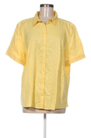 Γυναικείο πουκάμισο Charles Vogele, Μέγεθος XXL, Χρώμα Κίτρινο, Τιμή 15,00 €