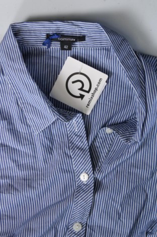 Γυναικείο πουκάμισο Comma,, Μέγεθος L, Χρώμα Μπλέ, Τιμή 21,03 €