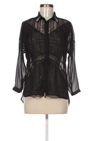 Γυναικείο πουκάμισο Desigual, Μέγεθος XS, Χρώμα Μαύρο, Τιμή 12,62 €