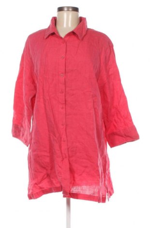 Γυναικείο πουκάμισο Franco Callegari, Μέγεθος XXL, Χρώμα Ρόζ , Τιμή 15,46 €