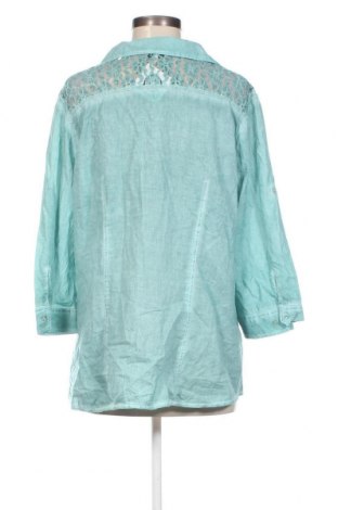 Γυναικείο πουκάμισο Gina Laura, Μέγεθος L, Χρώμα Πράσινο, Τιμή 8,46 €