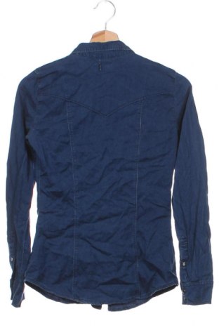 Γυναικείο πουκάμισο Guess, Μέγεθος XXS, Χρώμα Μπλέ, Τιμή 14,55 €