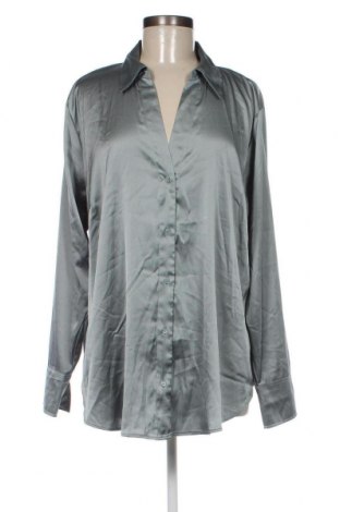 Γυναικείο πουκάμισο H&M, Μέγεθος XL, Χρώμα Πράσινο, Τιμή 7,73 €