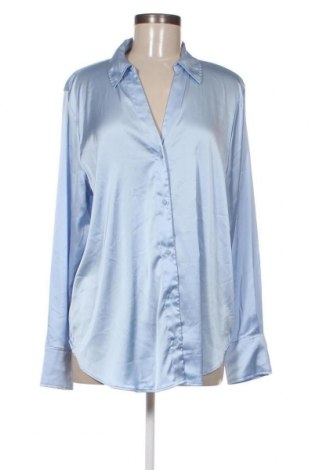Γυναικείο πουκάμισο H&M, Μέγεθος L, Χρώμα Μπλέ, Τιμή 9,28 €