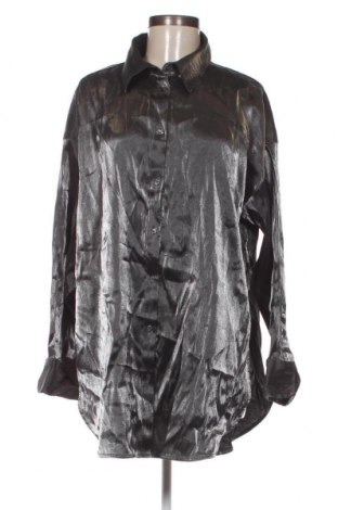 Γυναικείο πουκάμισο H&M, Μέγεθος M, Χρώμα Ασημί, Τιμή 2,32 €