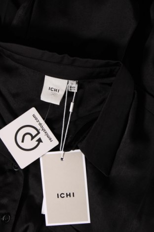 Γυναικείο πουκάμισο Ichi, Μέγεθος M, Χρώμα Μαύρο, Τιμή 8,91 €