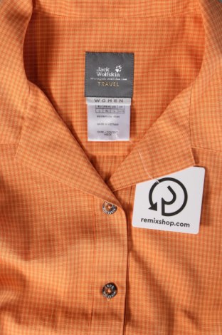 Γυναικείο πουκάμισο Jack Wolfskin, Μέγεθος L, Χρώμα Πορτοκαλί, Τιμή 11,00 €