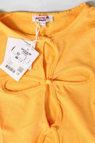 Γυναικείο πουκάμισο Jennyfer, Μέγεθος XS, Χρώμα Πορτοκαλί, Τιμή 4,95 €