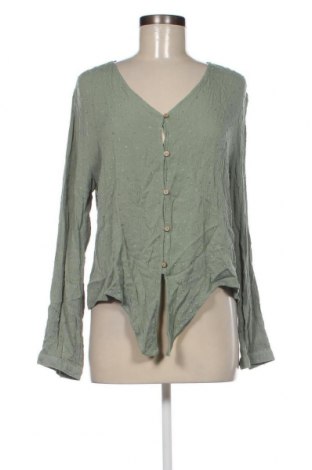 Γυναικείο πουκάμισο Laura Torelli, Μέγεθος L, Χρώμα Πράσινο, Τιμή 4,17 €