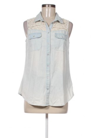 Γυναικείο πουκάμισο Laura Torelli, Μέγεθος M, Χρώμα Μπλέ, Τιμή 5,13 €