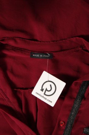 Γυναικείο πουκάμισο Made In Italy, Μέγεθος S, Χρώμα Κόκκινο, Τιμή 5,12 €