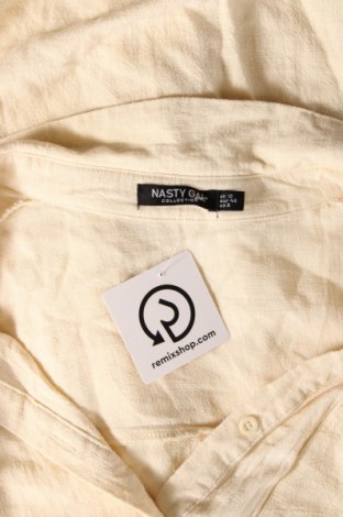 Γυναικείο πουκάμισο Nasty Gal, Μέγεθος M, Χρώμα Εκρού, Τιμή 14,85 €