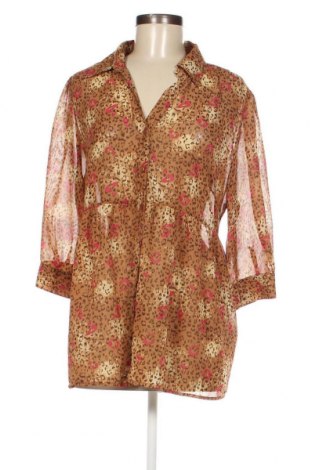 Γυναικείο πουκάμισο Okay, Μέγεθος XL, Χρώμα Καφέ, Τιμή 2,78 €