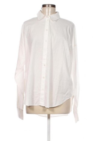 Γυναικείο πουκάμισο Pieces, Μέγεθος M, Χρώμα Λευκό, Τιμή 7,22 €