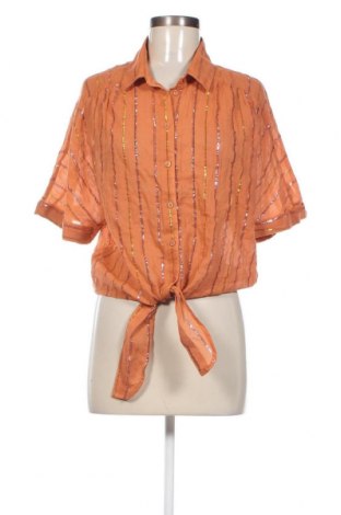 Γυναικείο πουκάμισο Promod, Μέγεθος L, Χρώμα Πορτοκαλί, Τιμή 6,24 €