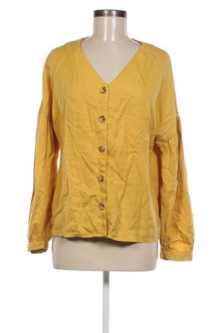 Дамска риза Promod, Размер M, Цвят Жълт, Цена 5,28 лв.