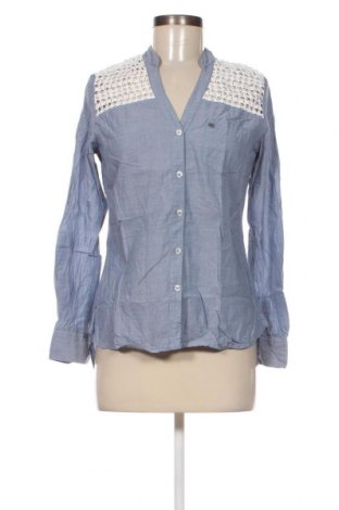 Γυναικείο πουκάμισο Q/S by S.Oliver, Μέγεθος S, Χρώμα Μπλέ, Τιμή 6,60 €