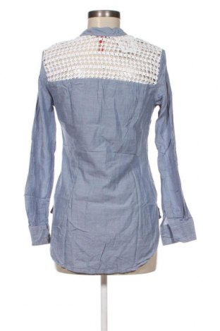 Γυναικείο πουκάμισο Q/S by S.Oliver, Μέγεθος S, Χρώμα Μπλέ, Τιμή 6,60 €