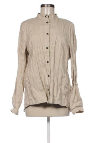 Γυναικείο πουκάμισο Sarah Pacini, Μέγεθος L, Χρώμα  Μπέζ, Τιμή 26,72 €